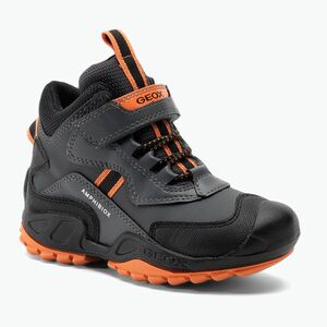 Junior cipő Geox New Savage Abx dark grey/orange kép