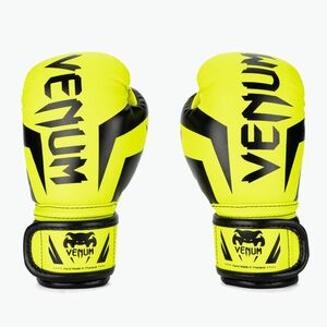 Gyermek bokszkesztyűk Venum Elite Boxing neo yellow kép
