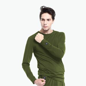 Glovii GJ1C zöld fűthető melegített pulóver kép