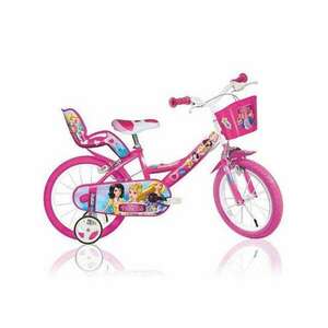 Princess rózsaszín gyerek bicikli 16-os méretben - Dino Bikes kerékpár kép