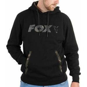 Fox Fishing Horgászpulóver Hoody Black/Camo XL kép
