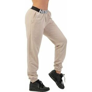 Nebbia Iconic Mid-Waist Sweatpants Cream M Fitness nadrág kép