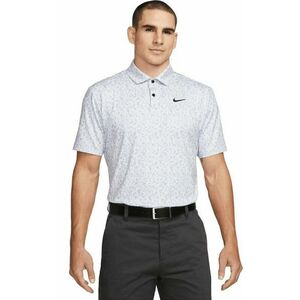 Nike Dri-Fit Tour Mens Camo Golf Polo Football Grey/Black 2XL kép