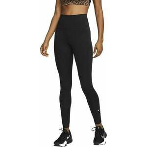 Nike Dri-Fit One Womens High-Rise Leggings Black/White M Fitness nadrág kép