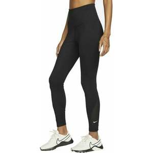 Nike Dri-Fit One Womens High-Waisted 7/8 Leggings Black/White L Fitness nadrág kép