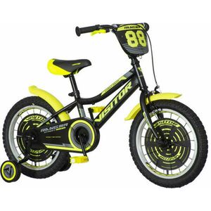 KPC Ranger 16 fekete-sárga gyerek kerékpár kép