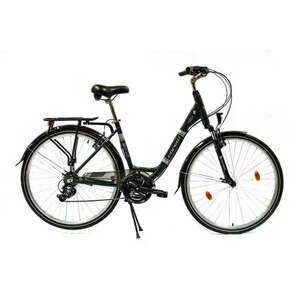 Corelli Mocha 3.0 28 könnyűvázas női városi kerékpár 52 cm Fekete kép