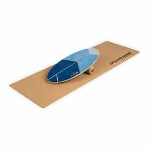 BoarderKING Indoorboard Allrounder, egyensúlyozó deszka, alátét, henger, fa / parafa kép