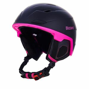 BLIZZARD-W2W Double ski helmet, black matt/magenta Fekete 56/59 cm 2022 kép