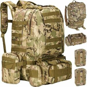 Nagyméretű katonai hátizsák, 45 liter, 50 x 16 x 60 cm kép