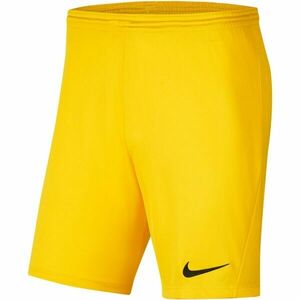 Nike DRI-FIT PARK III Férfi futball rövidnadrág, sárga, méret kép