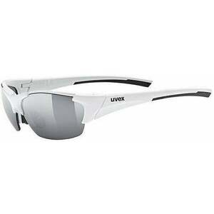 UVEX Blaze III White/Black/Blue Mirrored/Mirrored Orange/Clear Kerékpáros szemüveg kép