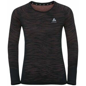Odlo Blackcomb Ceramicool T-Shirt Black/Space Dye XS Hosszúujjú futópólók kép