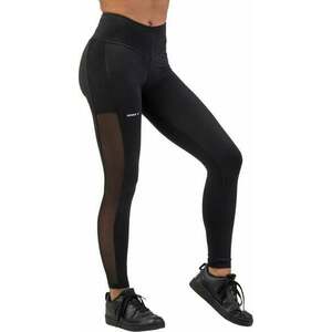 Nebbia Black Mesh Design Leggings "Breathe" Black L Fitness nadrág kép