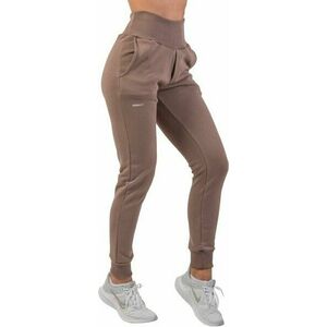Nebbia High-Waist Loose Fit Sweatpants "Feeling Good" Brown L Fitness nadrág kép