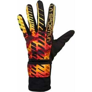 La Sportiva Winter Running Gloves Evo M Black/Yellow S Futókesztyúkű kép