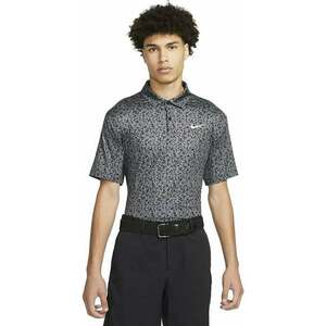 Nike Dri-Fit Tour Mens Camo Golf Polo Iron Grey/White M kép