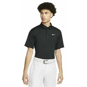 Nike Dri-Fit Tour Mens Solid Golf Polo Black/White 2XL kép
