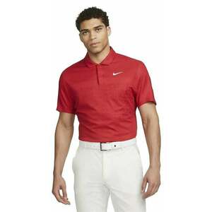 Nike Dri-Fit ADV Tiger Woods Mens Golf Polo Gym Red/University Red/White S kép