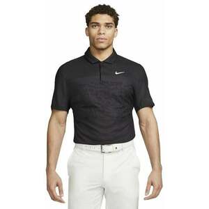 Nike Dri-Fit ADV Tiger Woods Mens Golf Polo Black/Anthracite/White L kép