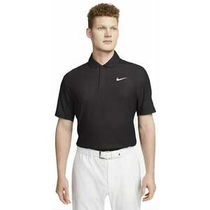 Nike Dri-Fit Tiger Woods Mens Golf Polo Black/Anthracite/White M kép