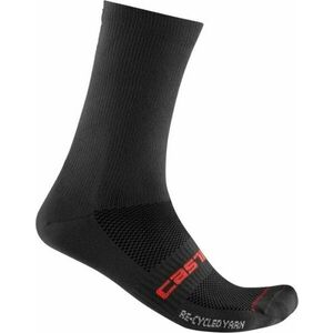 Castelli Re-Cycle Thermal 18 Sock Black L/XL Kerékpáros zoknik kép