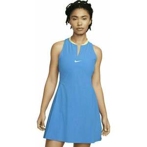 Nike Dri-Fit Advantage Womens Tennis Dress Light Photo Blue/White XS Tenisz ruha kép