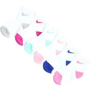 Zoknik Nike Pop Color Ankle 6er Pack Kids Pink FA8F kép