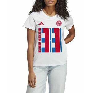 Rövid ujjú póló adidas FC Bayern Munchen Meister T-shirt 2023 W kép