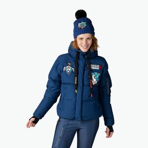 Női sí kabát Rossignol Modul Down Bomber kozmikus kék kép