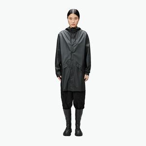 Rains hosszú kabát W3 fekete kép