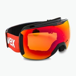 UVEX Downhill 2100 CV S2 síszemüveg fekete fényes/tükrös skarlátvörös/colorvision narancssárga kép