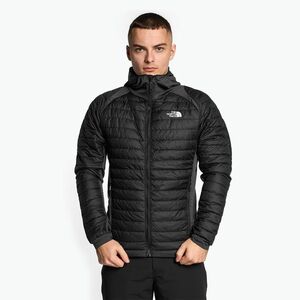 Férfi The North Face Insulation Hybrid kabát fekete/aszfalt szürke kép