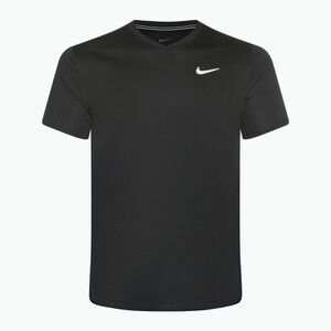 Férfi Nike Court Dri-Fit Victory teniszpóló fekete/fekete/fehér kép