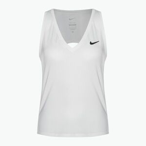 Női tenisz tank top Nike Court Dri-Fit Victory Tank fehér/fekete kép