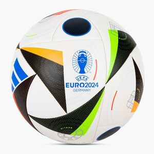 Focilabda adidas Fussballliebe Competition Euro 2024 white/black/glow blue méret 5 kép