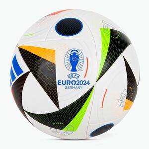 Focilabda adidas Fussballliebe Competition Euro 2024 white/black/glow blue méret 4 kép