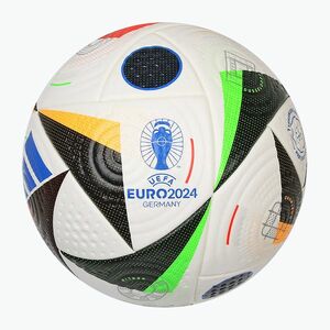 Adidas Fussballiebe Pro labda fehér/fekete/világító kék méret 5 kép