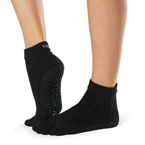 Jóga zokni - ToeSox Ankle Full-toe fekete M kép