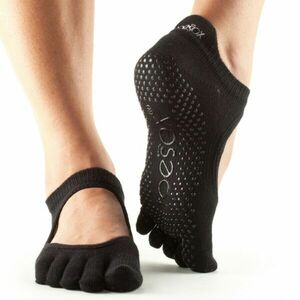 Jóga zokni - ToeSox Bellarina Full-toe fekete M kép