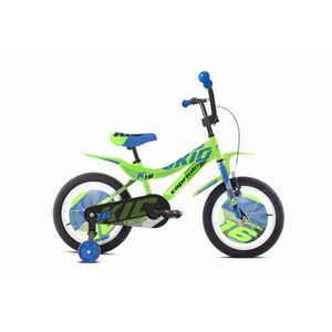 Capriolo Kid 16" gyerek kerékpár Zöld-Kék kép
