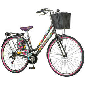 Visitor Arrythmia városi kerékpár Fekete-Rózsa kép