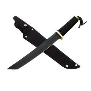 Japán kés IdeallStore®, Tanto Blade, 35 cm, fekete, cordura hüvely kép