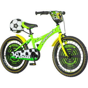 Gyerek kerékpár Venera SOCCER 20" zöld fekete 1203046 2021 kép