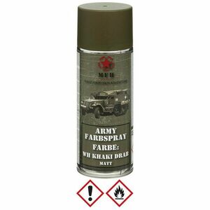 MFH Army spray festék, WH KHAKI DRAB, matt, 400 ml kép
