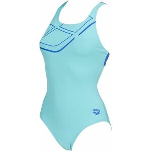 Női fürdőruha arena essentials swim pro back one piece mint/neon kép