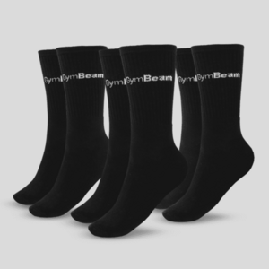 3/4 Socks 3Pack Black zokni - GymBeam kép