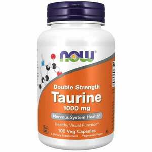 Taurine Double Strength 1000 mg - NOW Foods kép