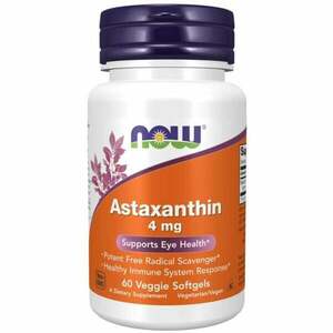 Asztaxantin 4 mg - NOW Foods kép