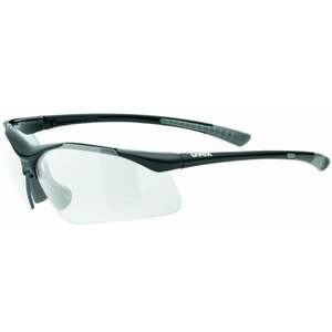 UVEX Sportstyle 223 Black/Grey/Clear Kerékpáros szemüveg kép